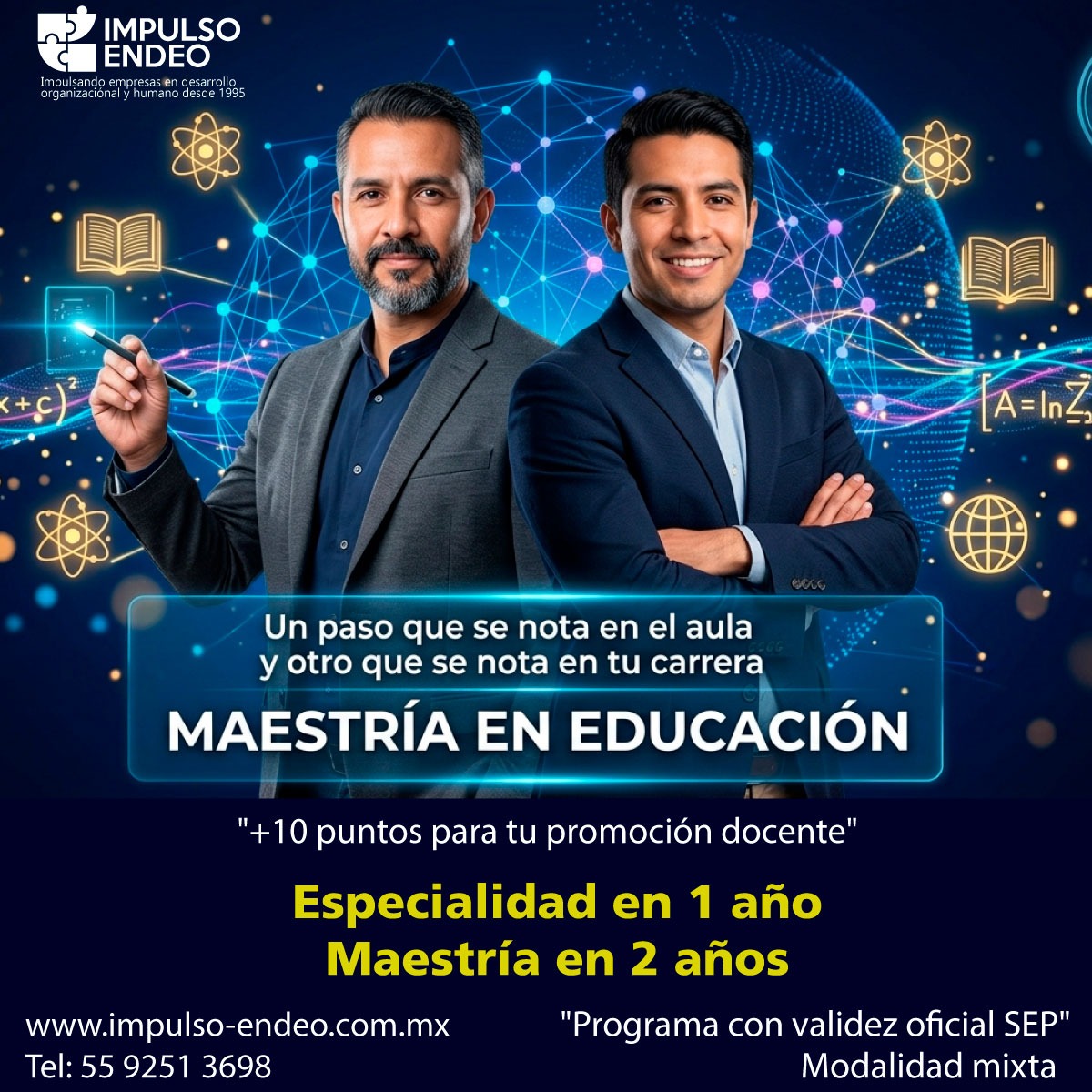 Docentes que avanzan con la Especialidad y Maestría en Educación de CAMM