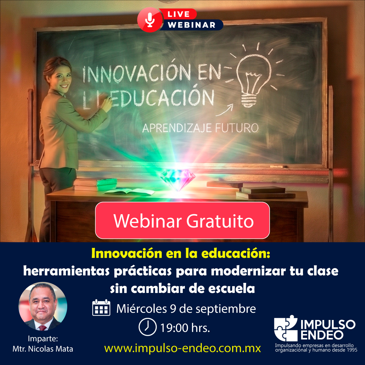 Webinar Gratuito - Innovación en la educación